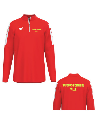 Sweat 1/4 zip Erima INTRO personnalisé | Men Fire la Boutique SP