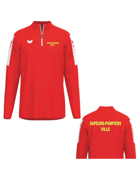 Sweat 1/4 zip Erima INTRO personnalisé | Men Fire la Boutique SP