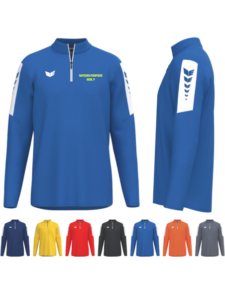Sweat 1/4 zip Erima INTRO personnalisé | Men Fire la Boutique SP