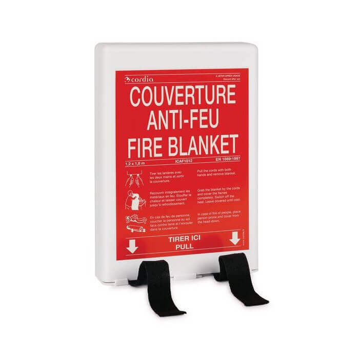 Couverture anti-feu - Coffret rigide